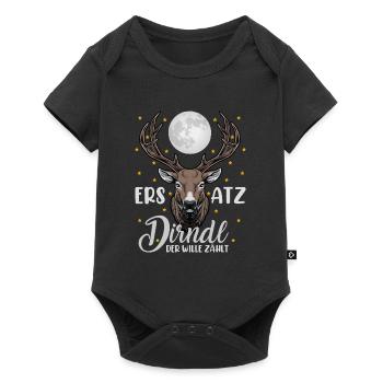 REMPLAÇANT DIRNDL, LA VOLONTÉ COMPTE Drôle Munich - Body à manches courtes Premium Bébé - noir - Devant