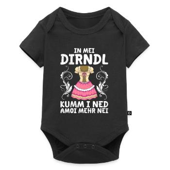 Mon dirndl ne convient plus au dirndl de remplacement - Body à manches courtes Premium Bébé - noir - Devant