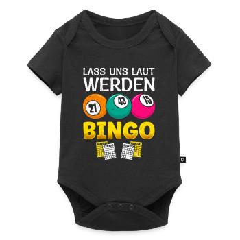 Joueurs de bingo LET’S GET LOUD BINGO Fun - Body à manches courtes Premium Bébé - noir - Devant