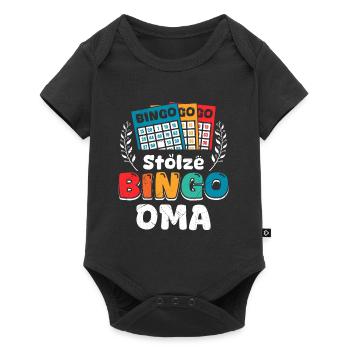 Joueur de bingo PROUD BINGO GRANNY Bingo drôle - Body à manches courtes Premium Bébé - noir - Devant