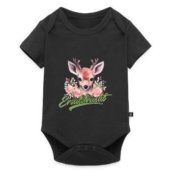 ERSATZDIRNDL Münchner Volksfest Dirndl Damen - Baby Premium Kurzarmbody - Schwarz - Vorne