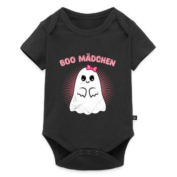 Halloween Costume Kids BOO GIRL Funny - Baby Premium short-sleeve bodysuit - black - Front
