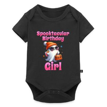 Halloween Enfants SPOOKTACULAR BIRTHDAY GIRL - Body à manches courtes Premium Bébé - noir - Devant