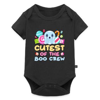 Halloween Costume CUTEST OF THE BOO CREW Funny - Baby Premium short-sleeve bodysuit - black - Front
