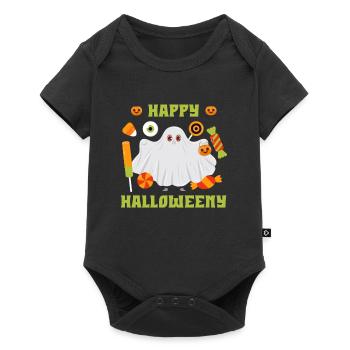 Halloween HAPPY HALLOWEEN Party Kids - Baby Premium short-sleeve bodysuit - black - Front