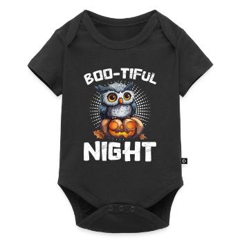 Costume d’Halloween Enfants BOO-TIFUL NIGHT CREEPY - Body à manches courtes Premium Bébé - noir - Devant