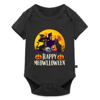 Halloween Party HAPPY HALLOWEEN Spooky - Baby Premium short-sleeve bodysuit - black - Front