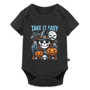 Halloween Costume Kids TAKE IT EASY Fun - Baby Premium short-sleeve bodysuit - black - Front