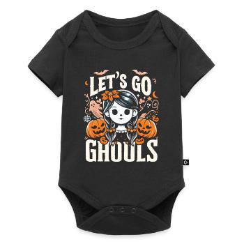 Halloween Costume LET'S GO GHOULS Funny - Baby Premium short-sleeve bodysuit - black - Front