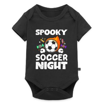 Costume d’Halloween SPOOKY SOCCER NIGHT Fan de football - Body à manches courtes Premium Bébé - noir - Devant