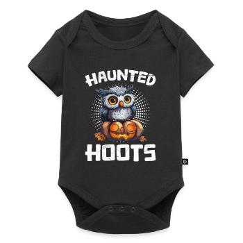 Halloween Costume Kids CREEPY OWL Creepy - Baby Premium short-sleeve bodysuit - black - Front