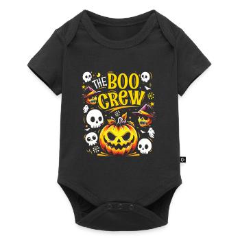 Halloween Costume Kids THE BOO CREW Fun - Baby Premium short-sleeve bodysuit - black - Front