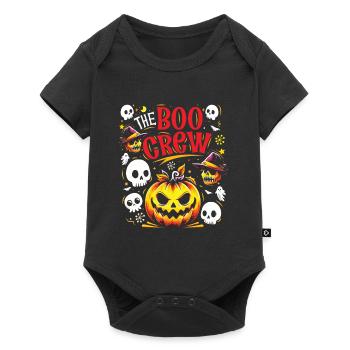 Halloween Costume Kids THE BOO CREW Fun - Baby Premium short-sleeve bodysuit - black - Front