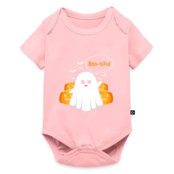 Costume d’Halloween Enfants BOO-TIFUL Drôle Halloween - Body à manches courtes Premium Bébé - rose - Devant