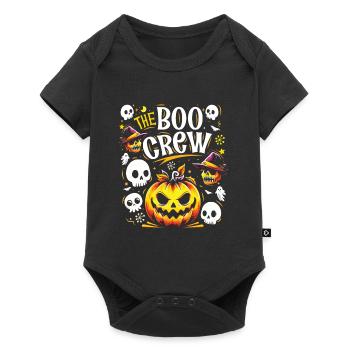 Halloween Costume Kids THE BOO CREW Fun - Baby Premium short-sleeve bodysuit - black - Front