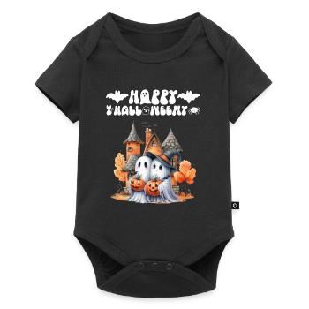 HAPPY HALLOWEEN Funny Kids Halloween - Baby Premium short-sleeve bodysuit - black - Front