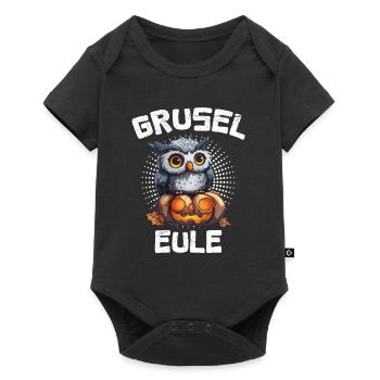 Halloween Costume Kids CREEPY OWL Creepy - Baby Premium short-sleeve bodysuit - black - Front