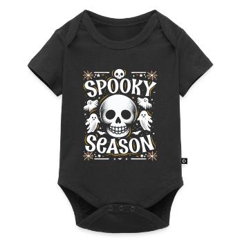Halloween Costume Kids SPOOKY SEASON FAN Funny - Baby Premium short-sleeve bodysuit - black - Front