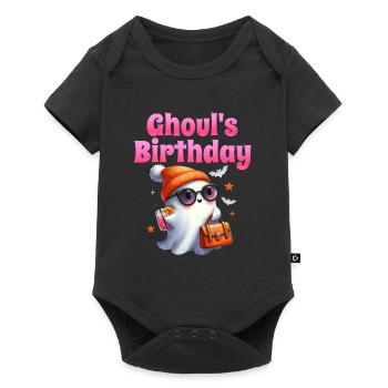 Halloween Kids GHOUL'S BIRTHDAY Funny - Baby Premium short-sleeve bodysuit - black - Front