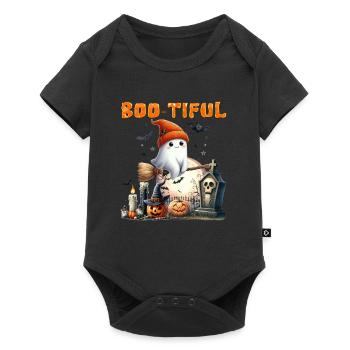 Costume d’Halloween Enfants BOO TIFUL Drôle - Body à manches courtes Premium Bébé - noir - Devant