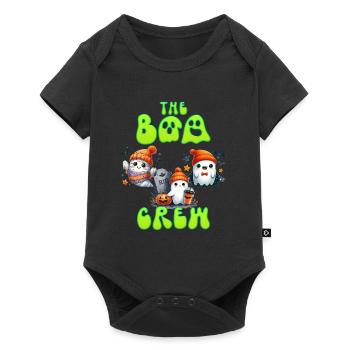 Halloween Costume Kids THE BOO CREW Fun - Baby Premium short-sleeve bodysuit - black - Front