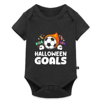 Halloween Football Fan HALLOWEEN GOALS Halloween - Body à manches courtes Premium Bébé - noir - Devant