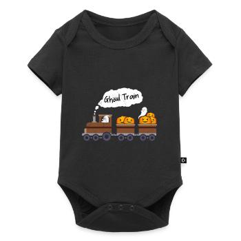Halloween Costume GHOST TRAIN Halloween Party - Baby Premium short-sleeve bodysuit - black - Front