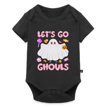 Halloween Costume Funny LET'S GO GHOULS Girl - Baby Premium short-sleeve bodysuit - black - Front