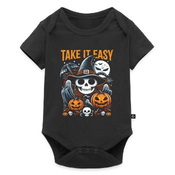 Halloween Costume Kids TAKE IT EASY Fun - Baby Premium short-sleeve bodysuit - black - Front