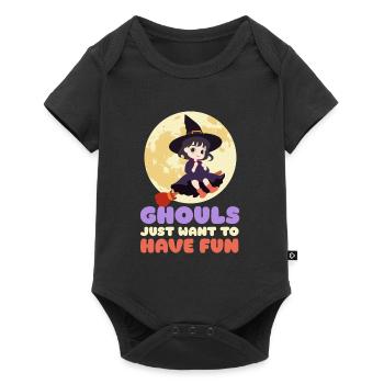 Halloween Costume GIRLS JUST WANT FUN Party - Baby Premium short-sleeve bodysuit - black - Front