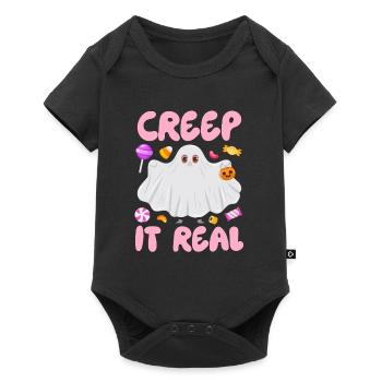 Halloween Party CREEP IT REAL Funny Kids - Baby Premium short-sleeve bodysuit - black - Front