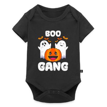 Halloween Costume Kids Haunted TEAM Funny - Baby Premium short-sleeve bodysuit - black - Front