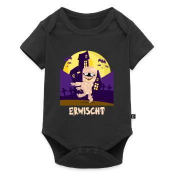 Halloween Party CAUGHT Funny Halloween - Baby Premium short-sleeve bodysuit - black - Front