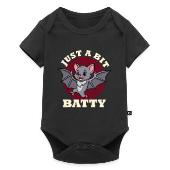 Halloween Costume SLIGHTLY CRAZY Funny Kids - Baby Premium short-sleeve bodysuit - black - Front