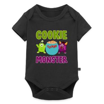 Costume d’Halloween Drôle Halloween - Body à manches courtes Premium Bébé - noir - Devant