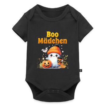Costume d’Halloween Enfants BOO GIRL Drôle - Body à manches courtes Premium Bébé - noir - Devant