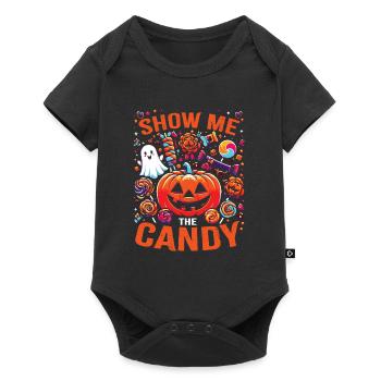Halloween Costume SHOW ME THE CANDY Funny - Baby Premium short-sleeve bodysuit - black - Front