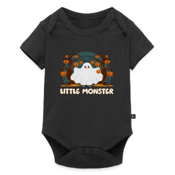 Costume d’Halloween Fille PETIT MONSTRE Drôle - Body à manches courtes Premium Bébé - noir - Devant
