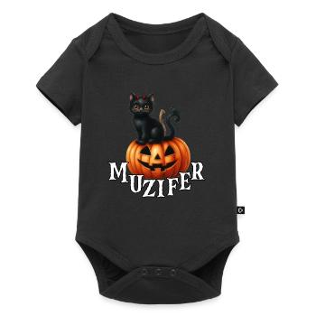 Halloween MUZIFER Funny Halloween Kids - Baby Premium short-sleeve bodysuit - black - Front