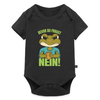 Froschkostüm BEVOR DU FRAGST NEIN! Lustiges - Baby Premium Kurzarmbody - Schwarz - Vorne