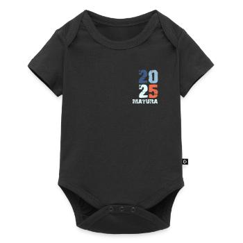 MATURA ABSCHLUSS 2025 Maturanten Lustiges - Baby Premium Kurzarmbody - Schwarz - Vorne