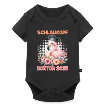 DOKTOR 2025 SCHLAUKOPF Doktorand Lustiges - Baby Premium Kurzarmbody - Schwarz - Vorne