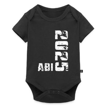 ABI 2025 Abitur Abschluss Lustiges Abiturienten - Baby Premium Kurzarmbody - Schwarz - Vorne