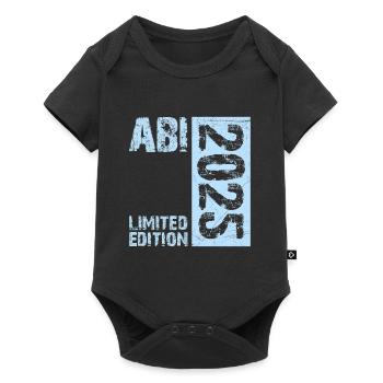 ABI 2025 Abitur Abschluss Lustiges Abiturienten - Baby Premium Kurzarmbody - Schwarz - Vorne