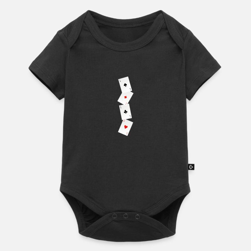4as - Body à manches courtes Premium Bébé - noir
