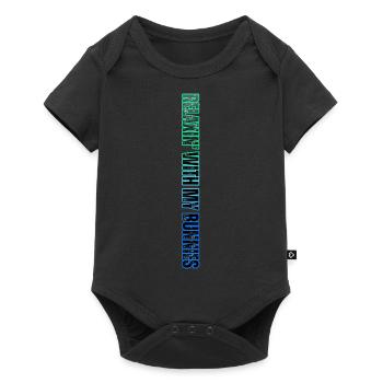 Relaxin' With My Bunnies – Neon style with a relaxed touch - Baby Premium short-sleeve bodysuit - black - Front