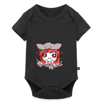 lucy sparkle - Baby Premium Kurzarmbody - Schwarz - Vorne