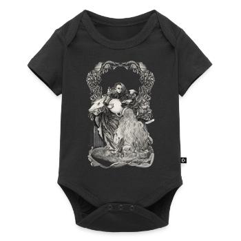 Aquarius Zodiac - Baby Premium short-sleeve bodysuit - black - Front