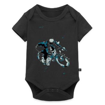 Cycliste - Body à manches courtes Premium Bébé - noir - Devant