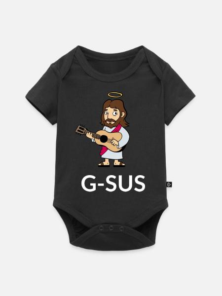 G-Sus (Jesus) - Baby Premium Kurzarmbody - Schwarz